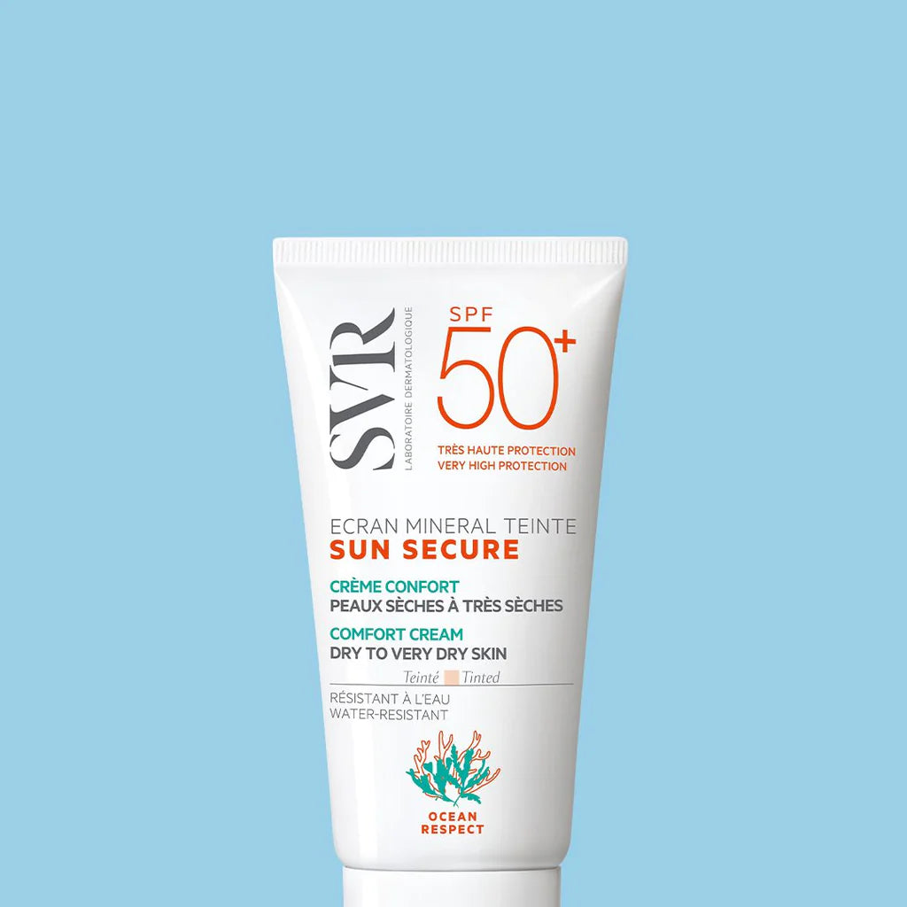 SUN SECURE Écran Minéral Teinté - Pele seca a muito seca
